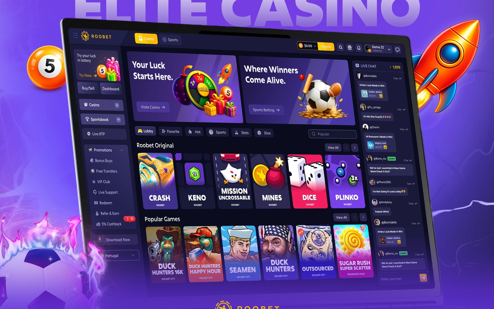 Roobet: Casino and originals