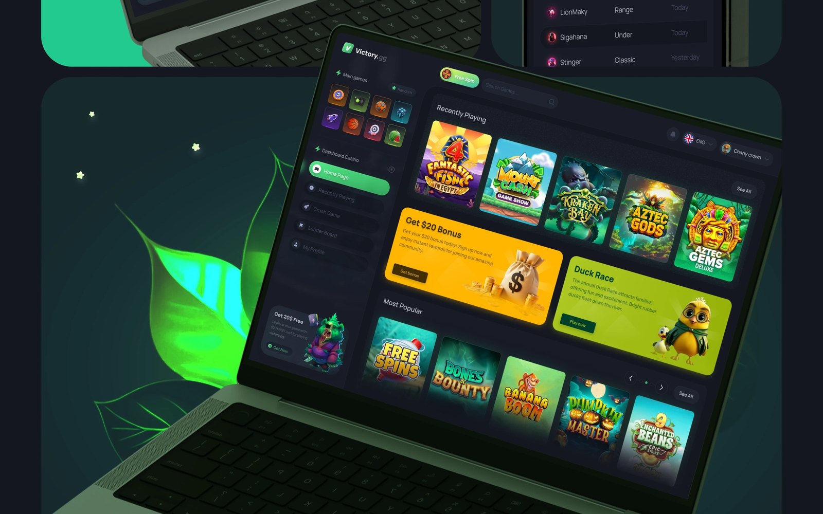 Victory.gg: Crypto casino